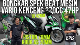BONGKAR SPEK BEAT MESIN VARIO 270CC   TEST RIDE JENGGAT !