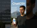 "ChatCSV – Turn Any Spreadsheet into an AI Chatbot | Fast Data Insights & Analysis"
