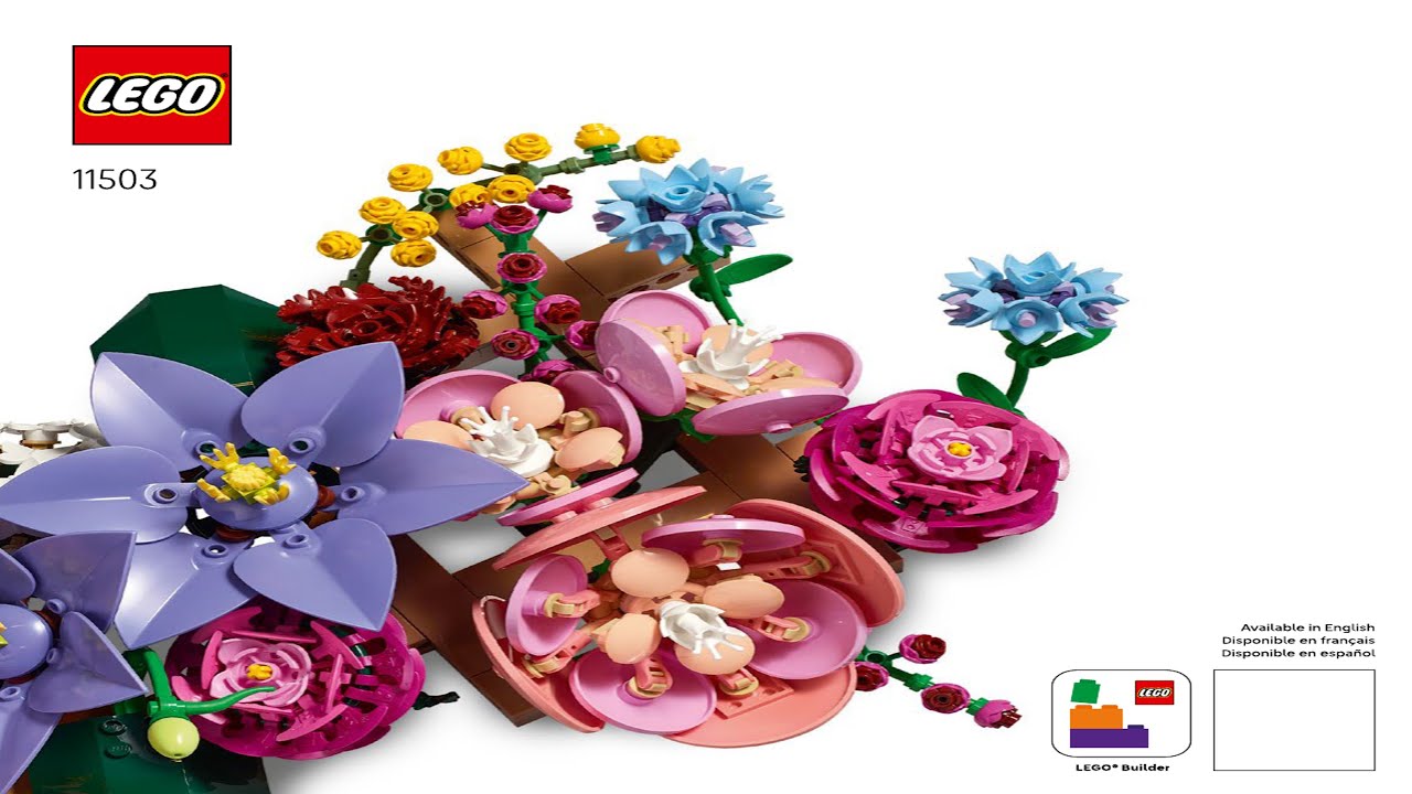 Botanicals - Flower Wall - Botanical Collection LEGO instructions