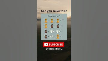 Can you solve this math riddle in 10 seconds? #shorts #riddles #mathriddles #subscribe