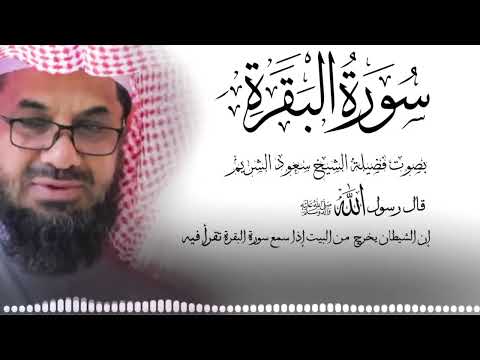 surah baqarah saud shuraim سورة البقرة كاملة فضيلة الشيخ سعود الشريم surah baqarah saud shuraim
