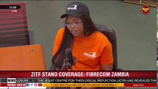 2025 ZITF STAND  COVERAGE: FIBRECOM ZAMBIA  04.07.2025