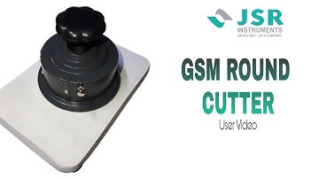 JSR - GSM Round Cutter || Fabric GSM Cutter || GSM Paper tester || Hydraulic GSM Cutter