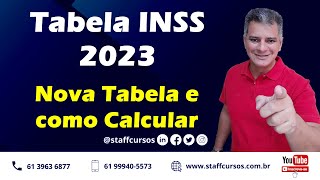 Nova Tabela INSS 2023 e Orientação do cálculo #departamentopessoal #rh #esocial #folhadepagamento Nova Tabela INSS 2023 e Orientação do cálculo #departamentopessoal #rh #esocial #folhadepagamento