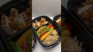 Jerk Chicken Inspired Meal Prep🌽 #shorts #mealprep #healthy #food #fyp #viral #foodie #inspiration