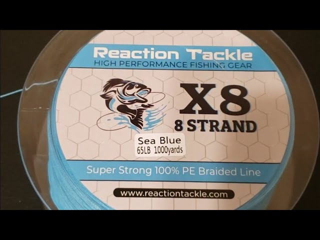 Reaction Tackle 65lb X8 Line - Testing
