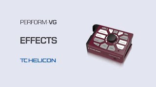 Perform-VG: Video Manual: Effects - 4 - YouTube