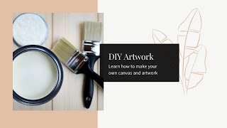 DIY CANVAS AND ARTWORK l CRATE N BARREL “WHITE BLOCK” DUPE I STACIA KARCHER