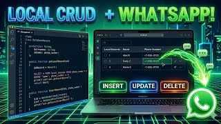 "Insert, Update, Delete + WhatsApp | Complete PHP CRUD System"