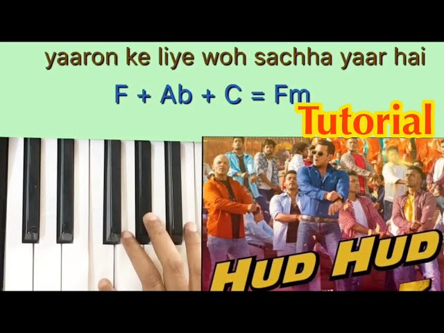 Hud hud Tutorial | Dabangg3 | Keyboard | sudeshna Instrumentals