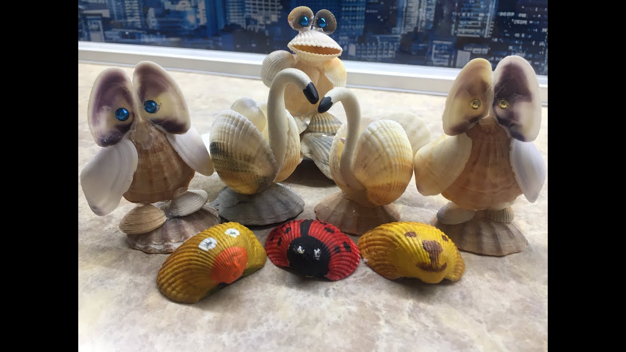 поделки из #ракушек // обязательно привезите с моря ракушки