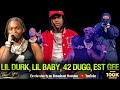 Lil durk  lil baby crash 42 dugg  est gee set  stole the show  42 dugg welcome home show 2024