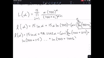 Maximum Likelihood Estimation (Continuous)