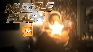 How to make an Advanced MUZZLE FLASH In After Effects #musicvideos #musicvideoeffects #compositing