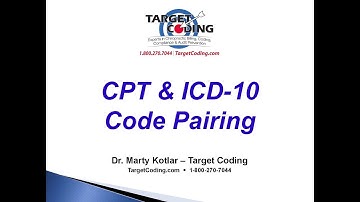 Target Coding   CPT & ICD 10 Code Pairing