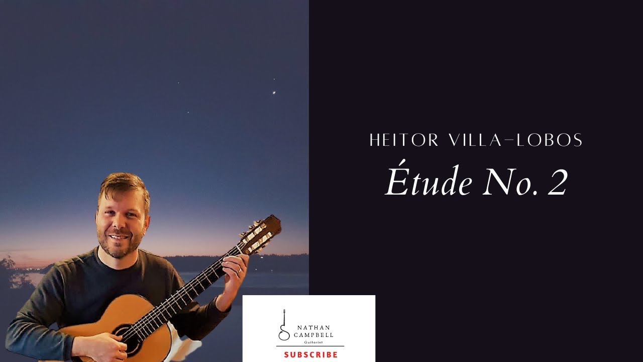 Villa-Lobos Etude No. 2 - Des arpèges (Nathan Campbell) - YouTube