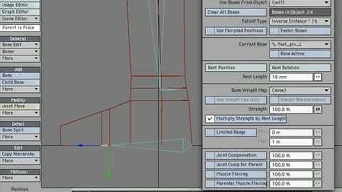 LIGHTWAVE RIGGING TUTORIAL - ZIG RIG 02.02  LEGS - THE FOOT