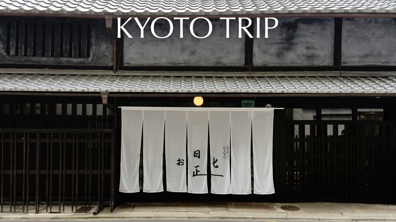 【京都vlog】極上グルメや雑貨、名作建築を巡る大人ひとり旅・2泊3日