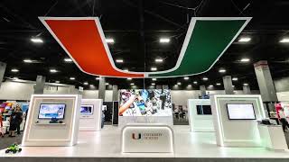 Award-Winning University of Miami Exhibit Booth | eMerge Americas