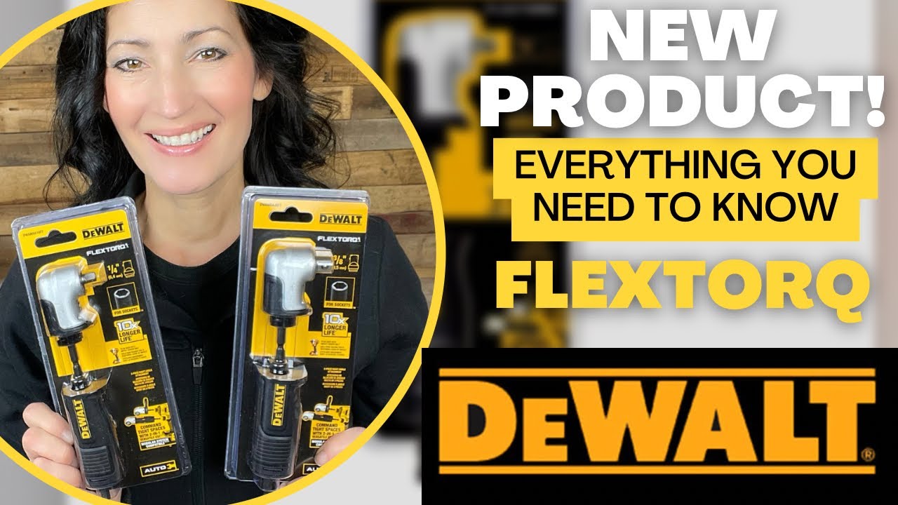 DEWALT FLEXTORQ Right Angle Drive Attachment, 3/8 Inch (DWAMRA38FT