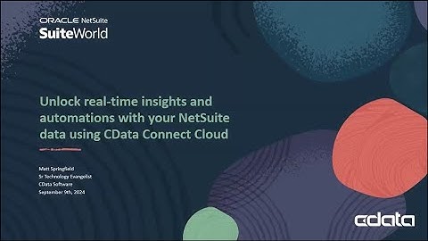 Unlock real-time insights and automations with your NetSuite data using CData Connect Cloud