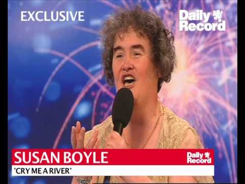 Exclusive: Cry Me A River - Susan Boyle's first ever music release