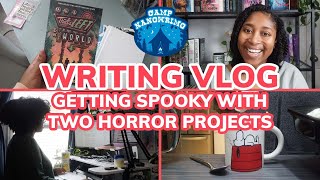 Camp NaNoWriMo Writing Vlog: Getting Spooky with Two Horror Projects [CC]