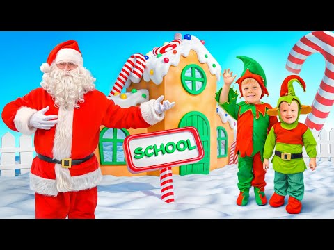 Santa mengajar kanak kanak di sekolah bunian