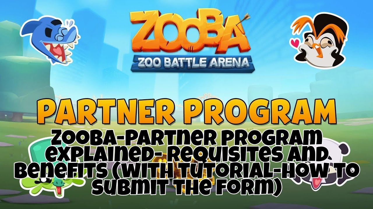 ZoobaPartner program explained Requisites and Benefits (with how to