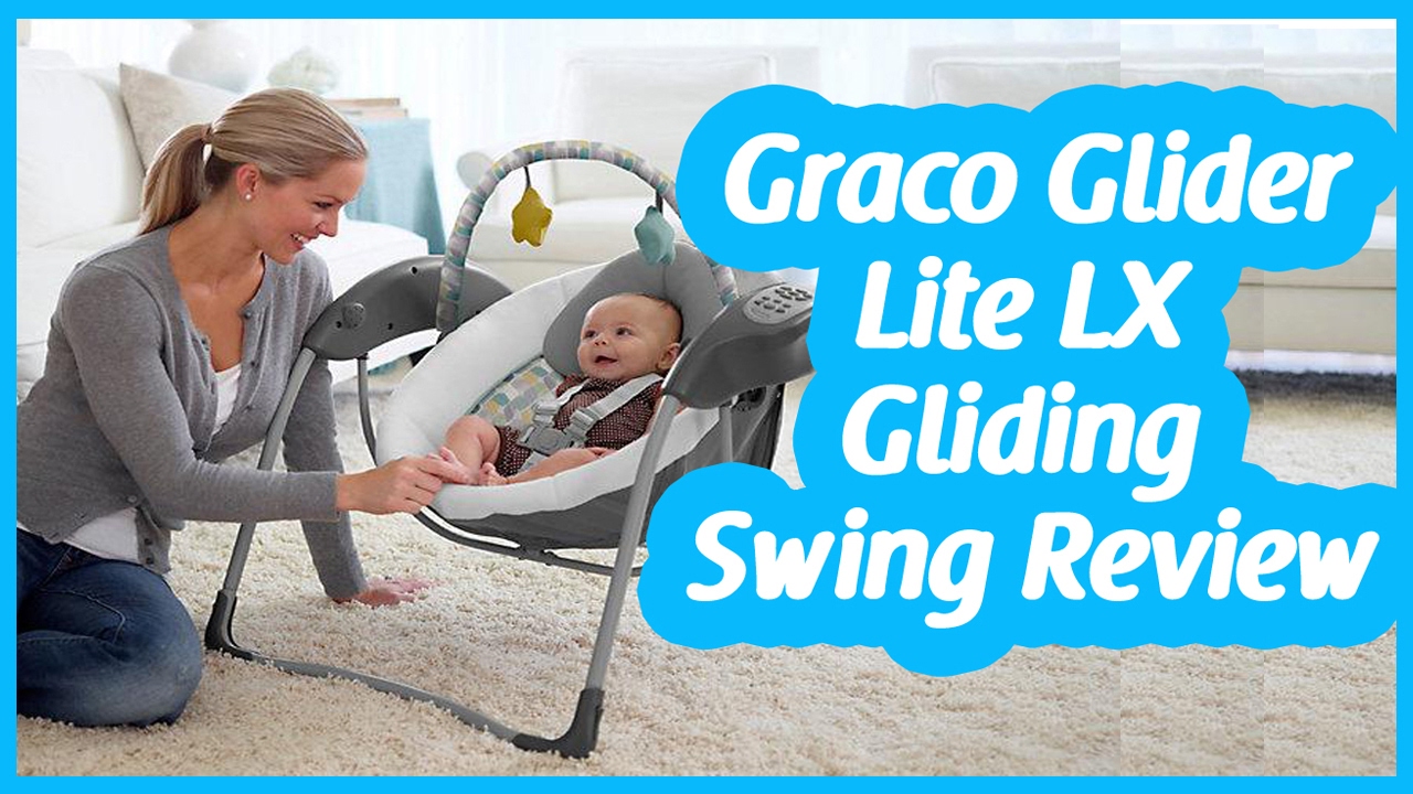 graco glider lite portable gliding baby swing