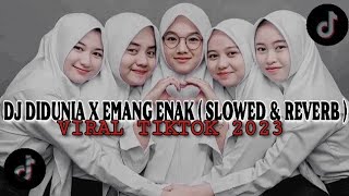 DJ DIDUNIA X EMANG ENAK ( SLOWED \u0026 REVERB ) || VIRAL TIKTOK 2023