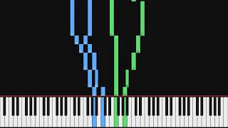 Jan Pieterszoon Sweelinck - Fantasia a 4 | Piano Visualization