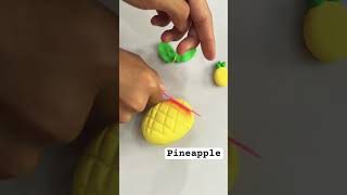 Clay Pineapple Sculpting: Creating a Miniature Fruit Masterpiece #diy #funny #avocado @FunyKidsZone