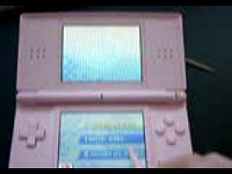 How To Do Simple Start Nintendo Wi Fi On Nintendo Ds Lite Youtube