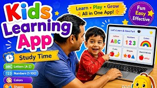 I Built a Kids Learning App for My Son | ABC, Numbers, Colors, Shapes, Fruits & Matching Games screenshot 4