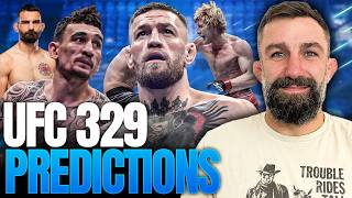 UFC 329 McGregor vs Holloway Full Card Breakdown & Predictions