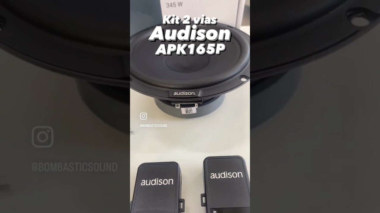 Kit 2 vias Audison APK165P. Faça seu orçamento. WhatsApp 19 32672095