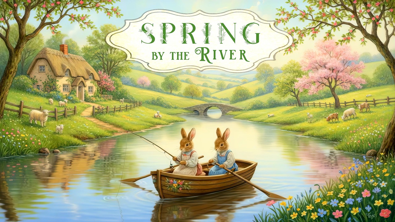 🌷 The Beauty of Spring! by the River | Precious Memories with Music