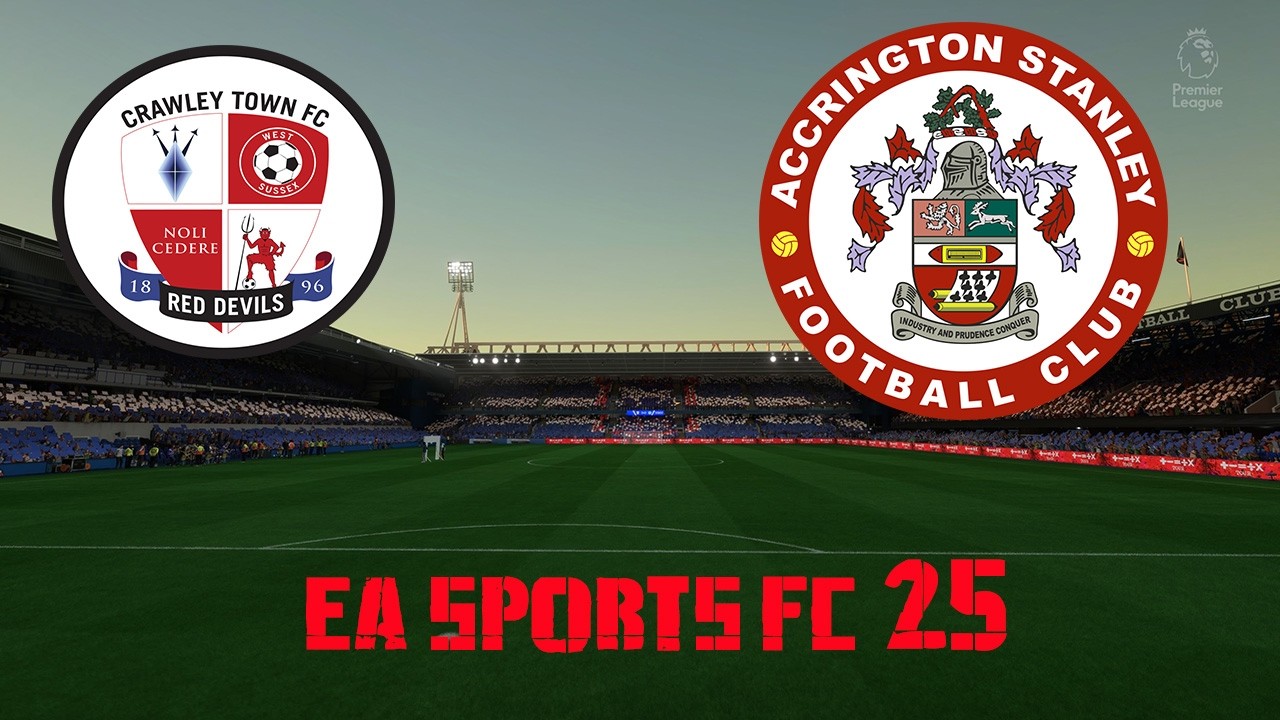 Partido de liga contra el Crawnley town ⚽ #accringtonstanley #easportsfc25gameplay #easportsfc25