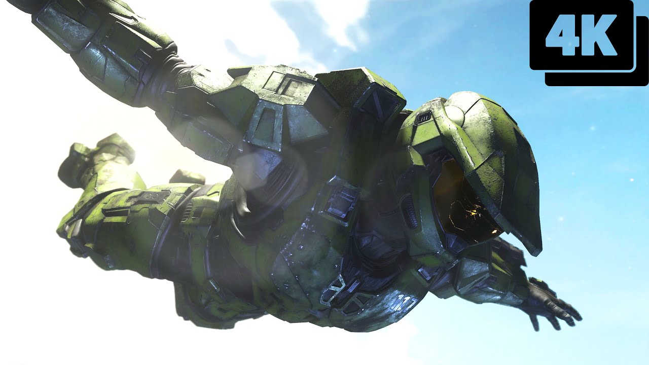 See Master Chief Jump From The Pelican In The Leveled Up Halo Series Trailer