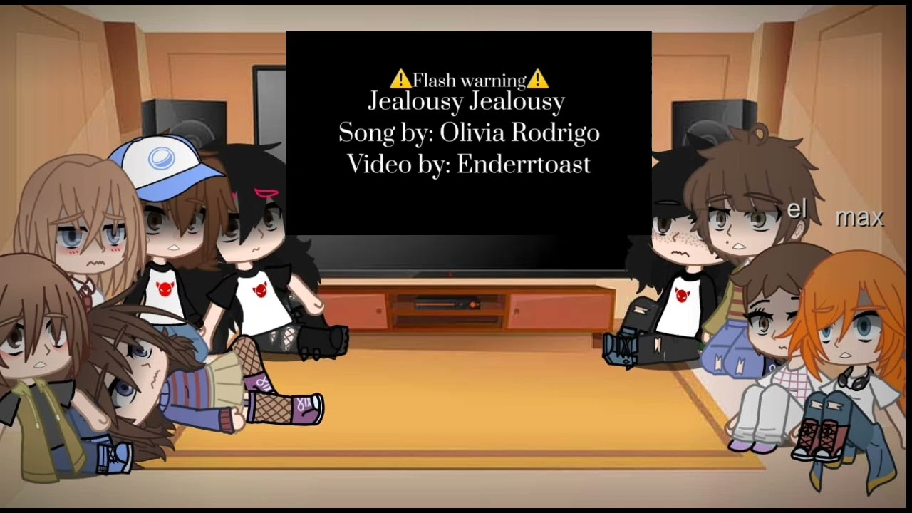 Strangers Things react to Steve Angst memes (tw?)