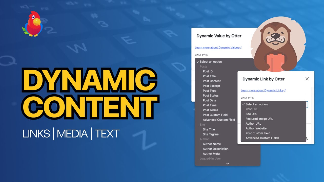 How to Use Dynamic Content In Otter | Gutenberg [2022] - YouTube