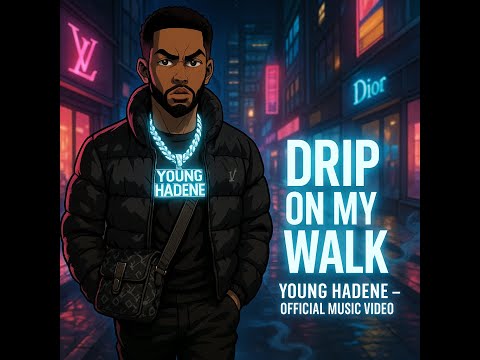Thumbnail for Young Hadene – Drip On My Walk (October 2025 upload)