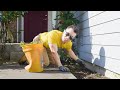 Oddly Satisfying: Millionaire Does Manual Labor!! (Mowing Lawns)