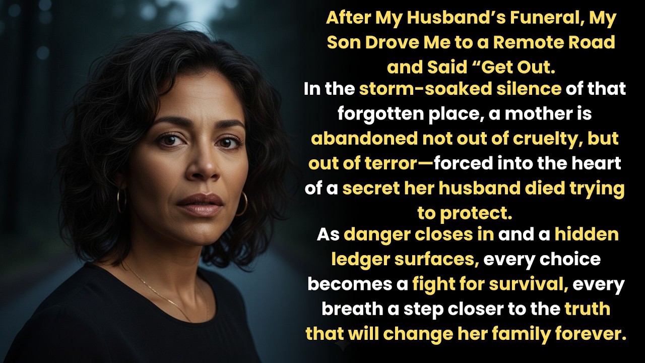 This is After My Husband’s Funeral, My Son Drove Me to a Remote Road and Said “Get Out” a story of b