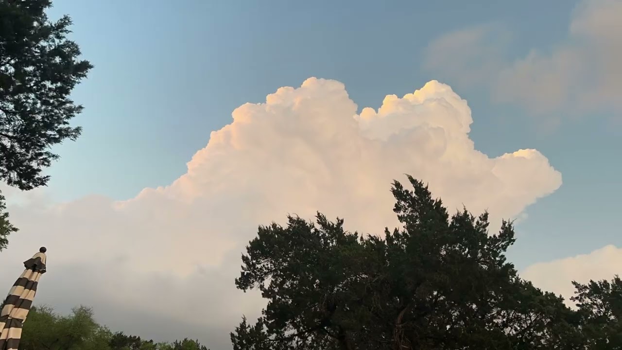 Atmospheric Instability in Action: Rising Cloud Structure Timelapse