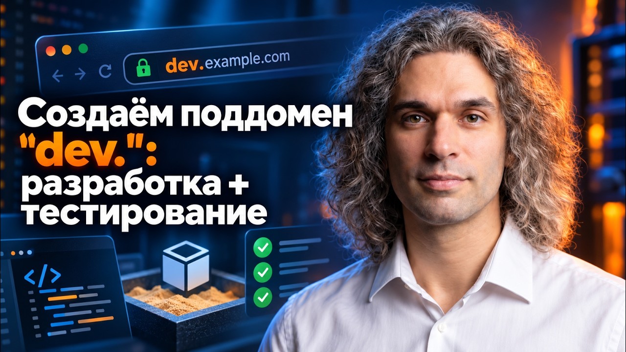 Создание защищённого dev‑поддомена: тестирование и интеграция с ИИ‑агентом