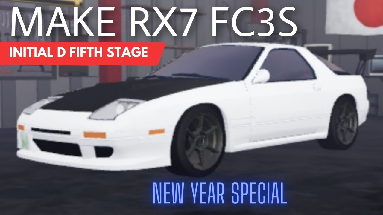 TUTORIAL HOW TO MAKE MAZDA RX7 FC INITIAL D 5TH STAGE (NEW YEAR SPECIAL ...