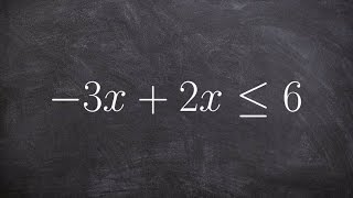 Solving a one step inequality by combining like terms