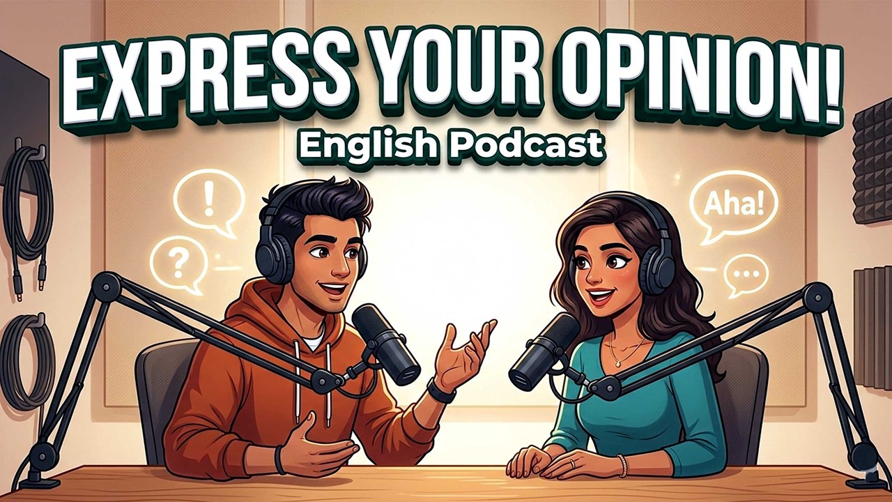 How to Express Opinions in English | Speak Confidently in Conversations | English Podcast